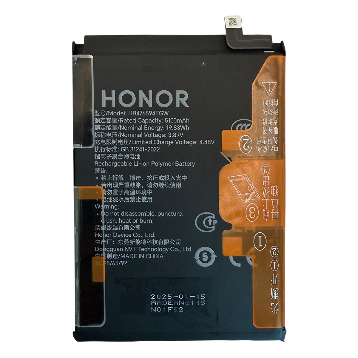 Batería Oficial compatible con Honor X7c