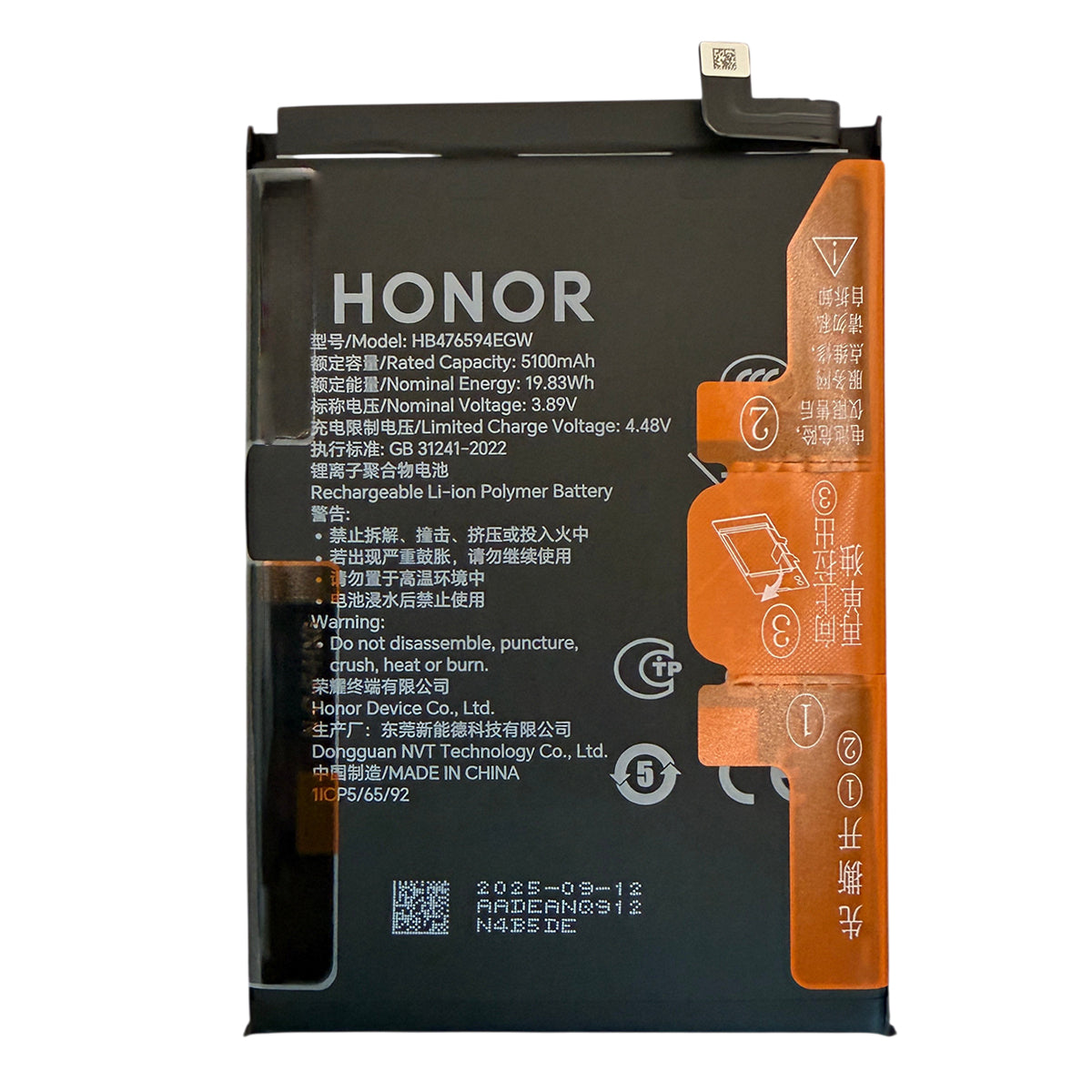 Batería Oficial compatible con Honor X6a