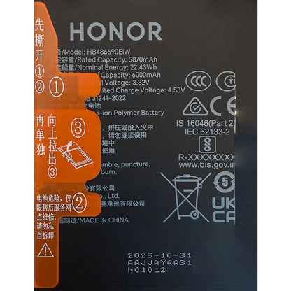 Batería Oficial compatible con Honor 400 5G