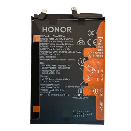 Batería compatible con Honor Magic 8 Lite