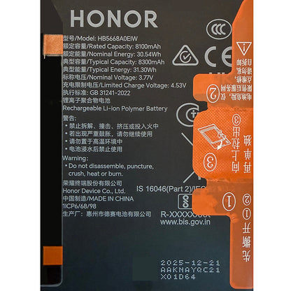 Batería compatible con Honor Magic 8 Lite