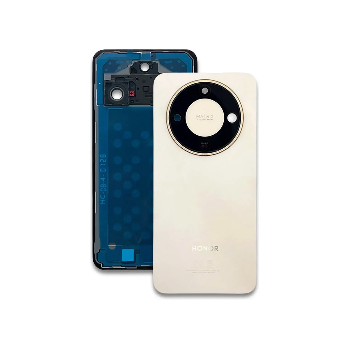 Tapa trasera oficial Honor Magic8 Lite dorado