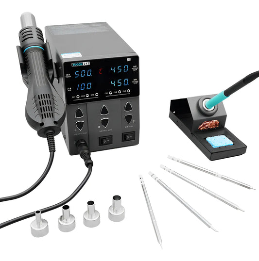 Estación de Soldadura por Aire Caliente Sugon 212 & T12 2