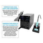 Estación de Soldadura por Aire Caliente Sugon 212 & T12 2