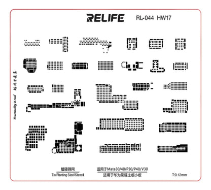 STENCIL 0.12MM Huawei Honor Relife RL-044 HW17