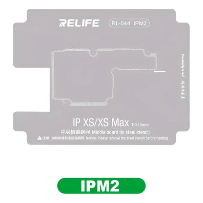 Stencil de reballing RELIFE RL-044 IPM2 - detalle de perforación