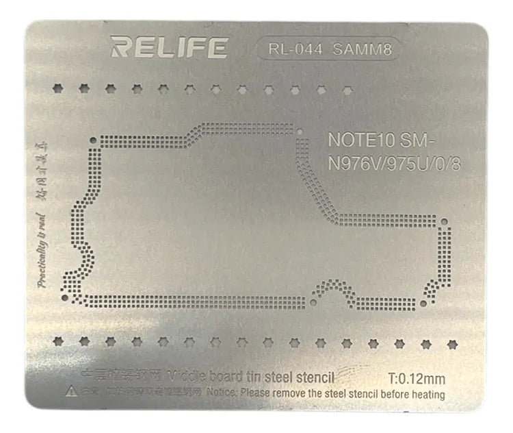 Stencil 0.12MM Relife RL-044 SAMM8 NOTE10 SM-N976V/975U/0/8