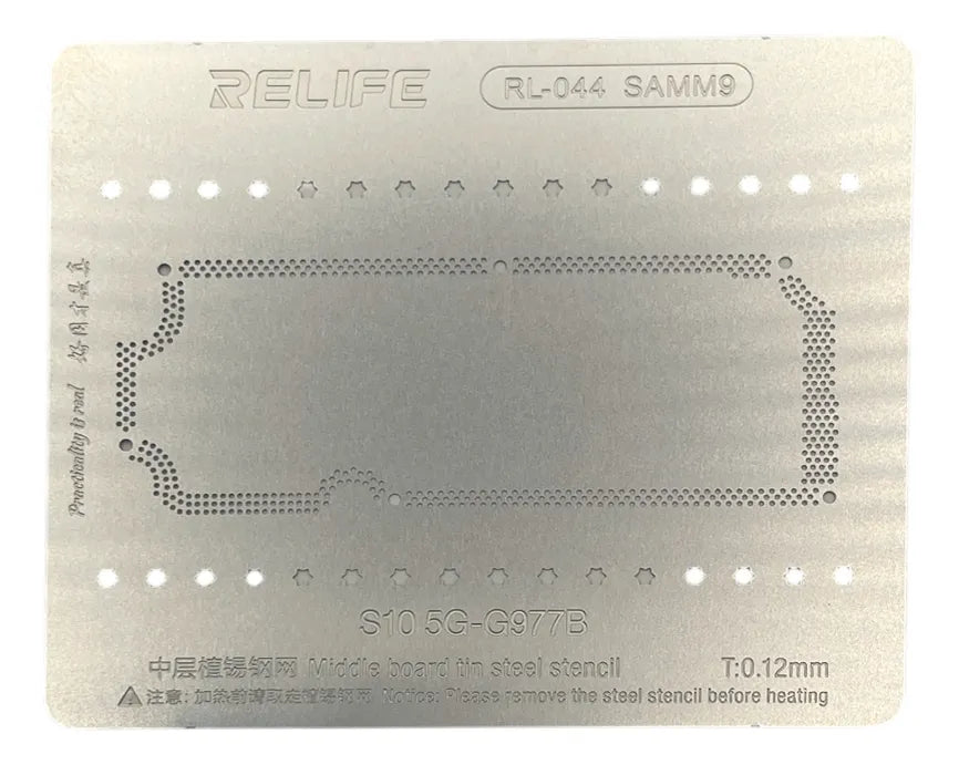Stencil 0.12MM Relife RL-044 SAMM9 S10 5G-G977B