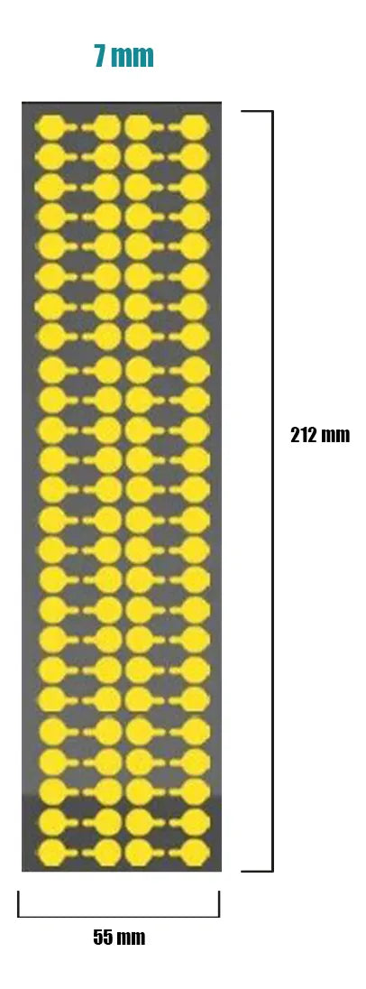 Sticker de Protección de Cámara de 7mm/12mm para celulares