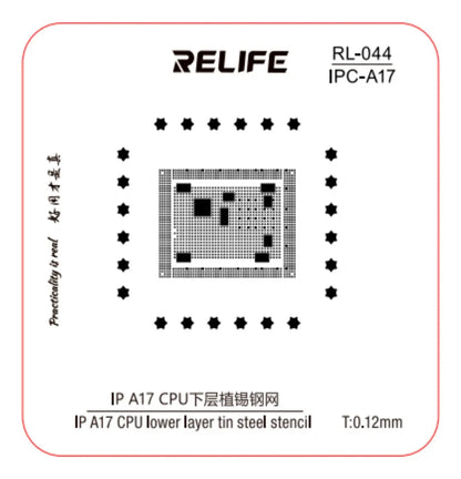 STENCIL Relife RL-044 IPC-A17/0.12 MM