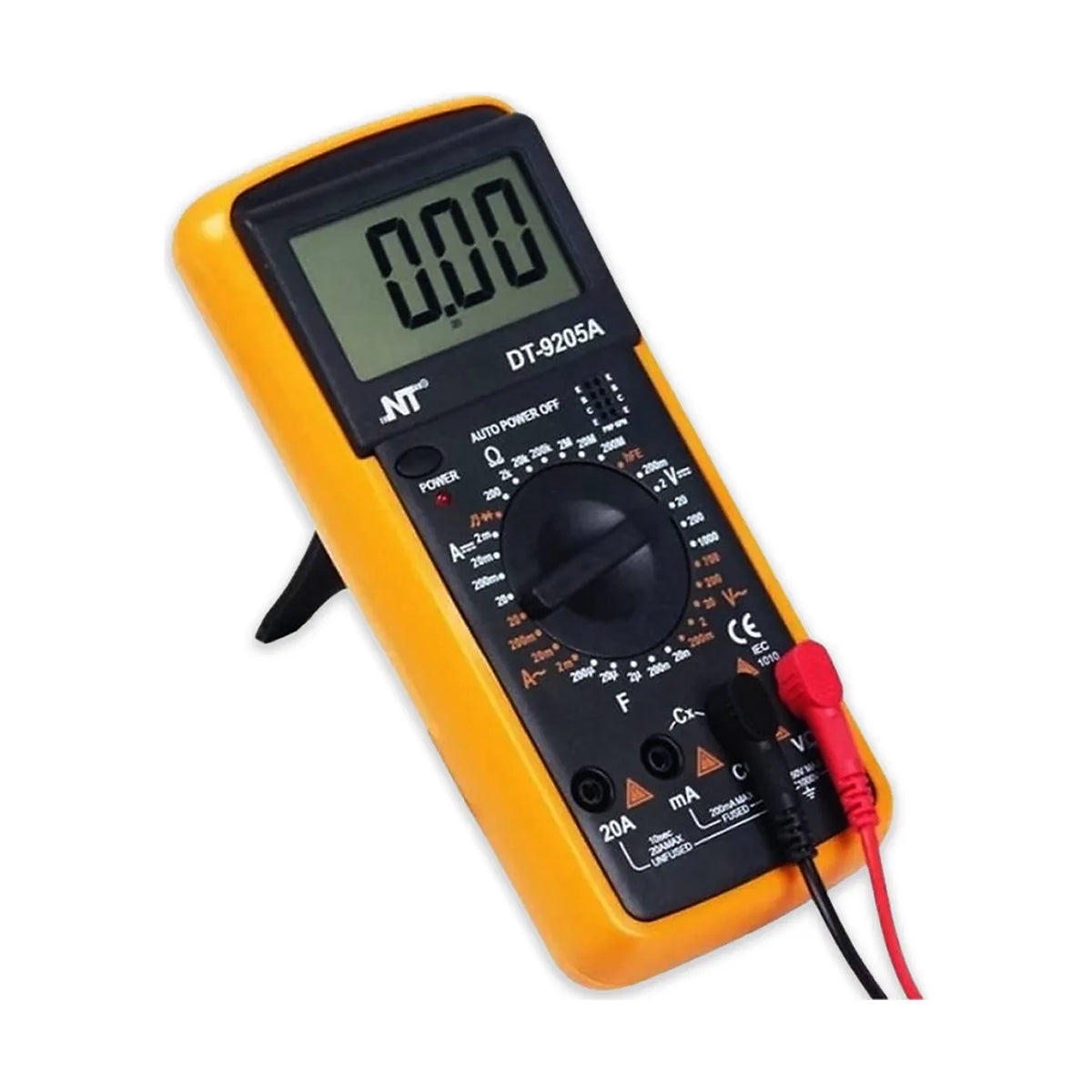 Multímetro Digital Profesional NT DT-9205A: Diagnóstico Preciso y Confiable