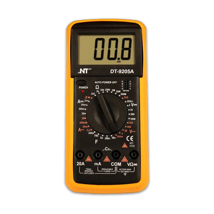 Multímetro Digital Profesional NT DT-9205A: Diagnóstico Preciso y Confiable
