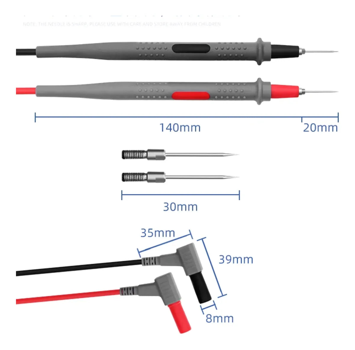 Puntas Finas para Multímetro Kaisi 2205 Pen Line