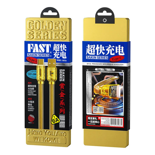 Cable de Carga Rápida Dorado 6A WDC-161