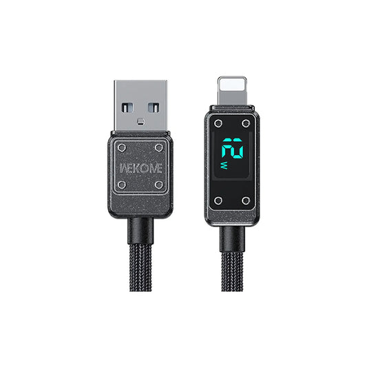 Cable con pantalla digital Vanguard WDC-06 Lightning negro
