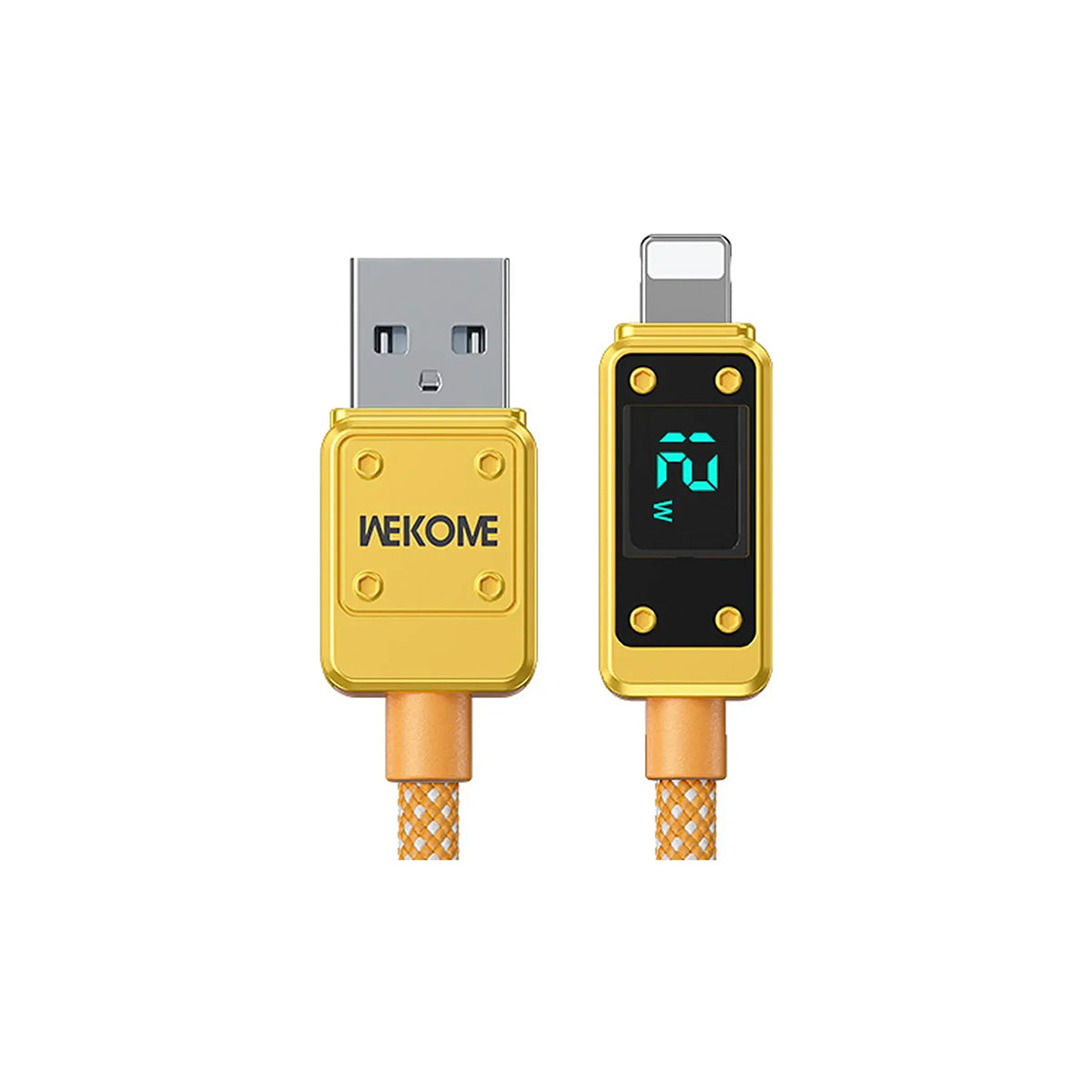 Cable con pantalla digital Vanguard WDC-06 Lightning oro
