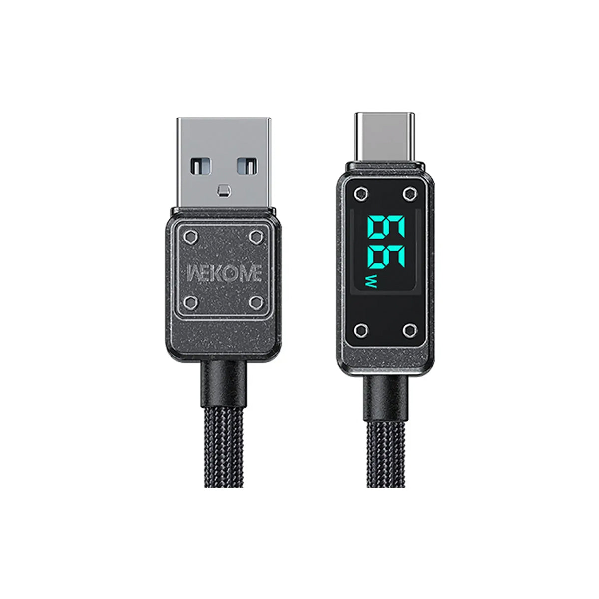 Cable con pantalla digital Vanguard WDC-06 Tipo C negro