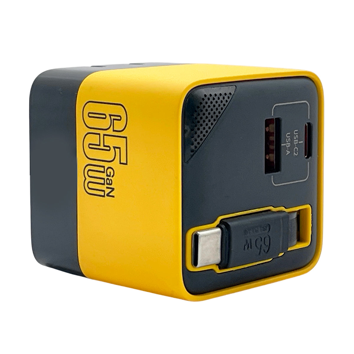 Cubo Cargador WP-U39 US Infinity 65W – ¡Potencia Total y Estilo Vibrante!