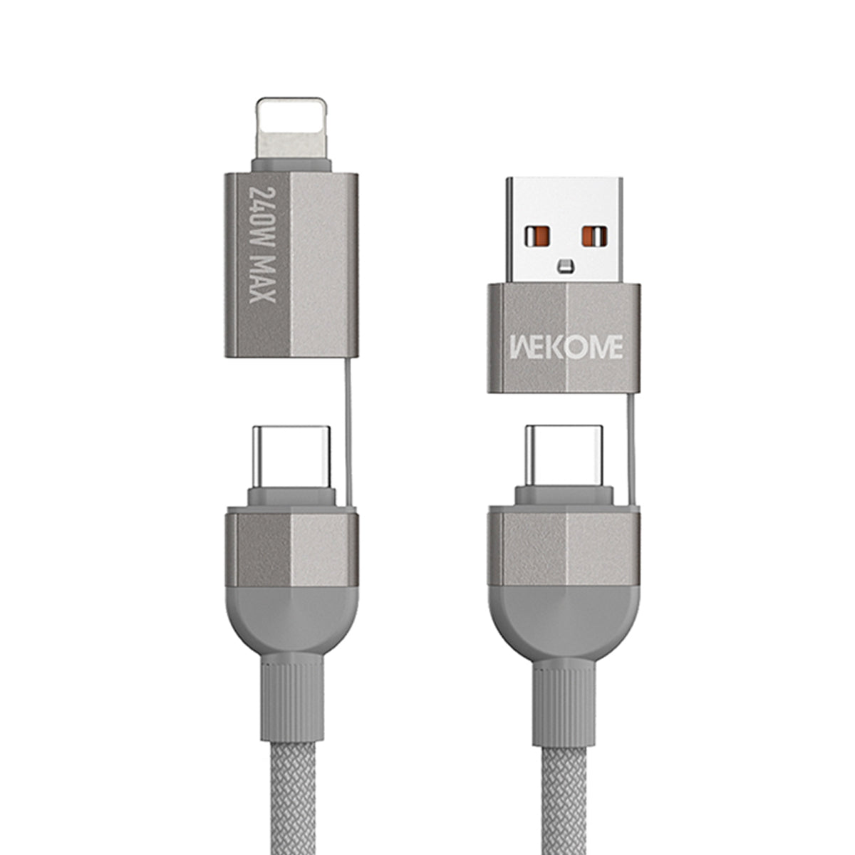 Cable Magnético WEKOME WDC-48 – 240W de ¡Potencia Extrema y Conexión Instantánea!