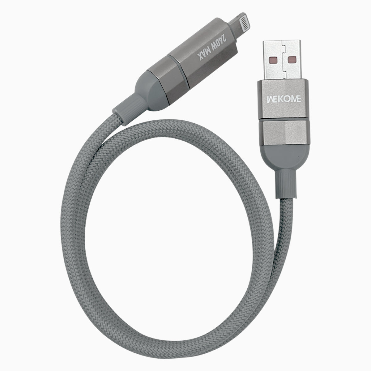 Cable Magnético WEKOME WDC-48 – 240W de ¡Potencia Extrema y Conexión Instantánea!