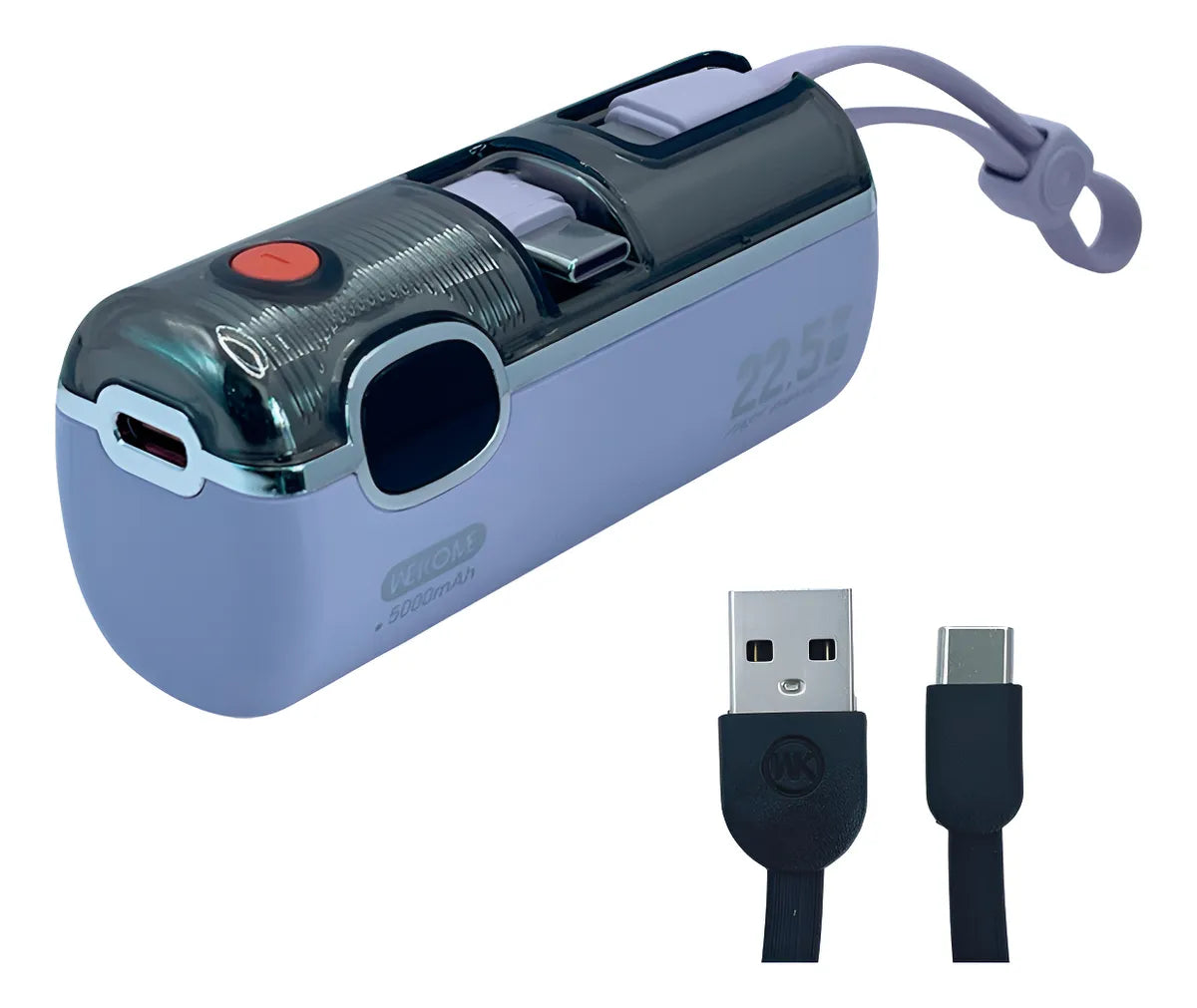 Power Bank Wekome WP-35 5000mah Carga Rápida Portátil