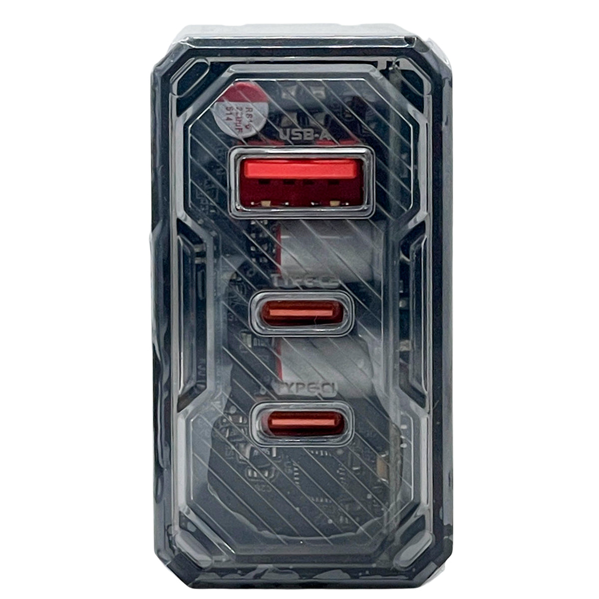 Cargador WEKOME WP-U06 Cube Geometry 65W GaN – ¡Potencia Total en Formato Mini!