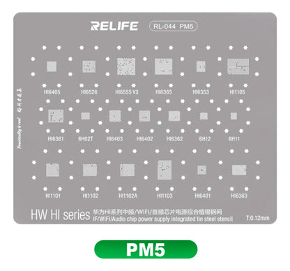 STENCIL 0.12MM PM5 Huawei HI series RELIFE RL-044