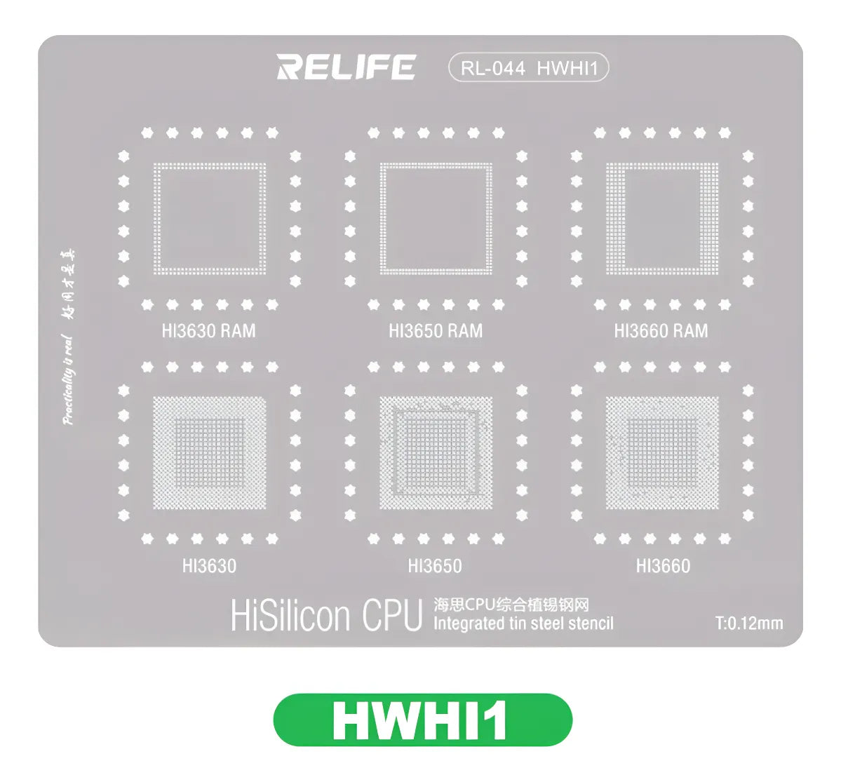 STENCIL 0.12MM Relife RL-044 HWHI1