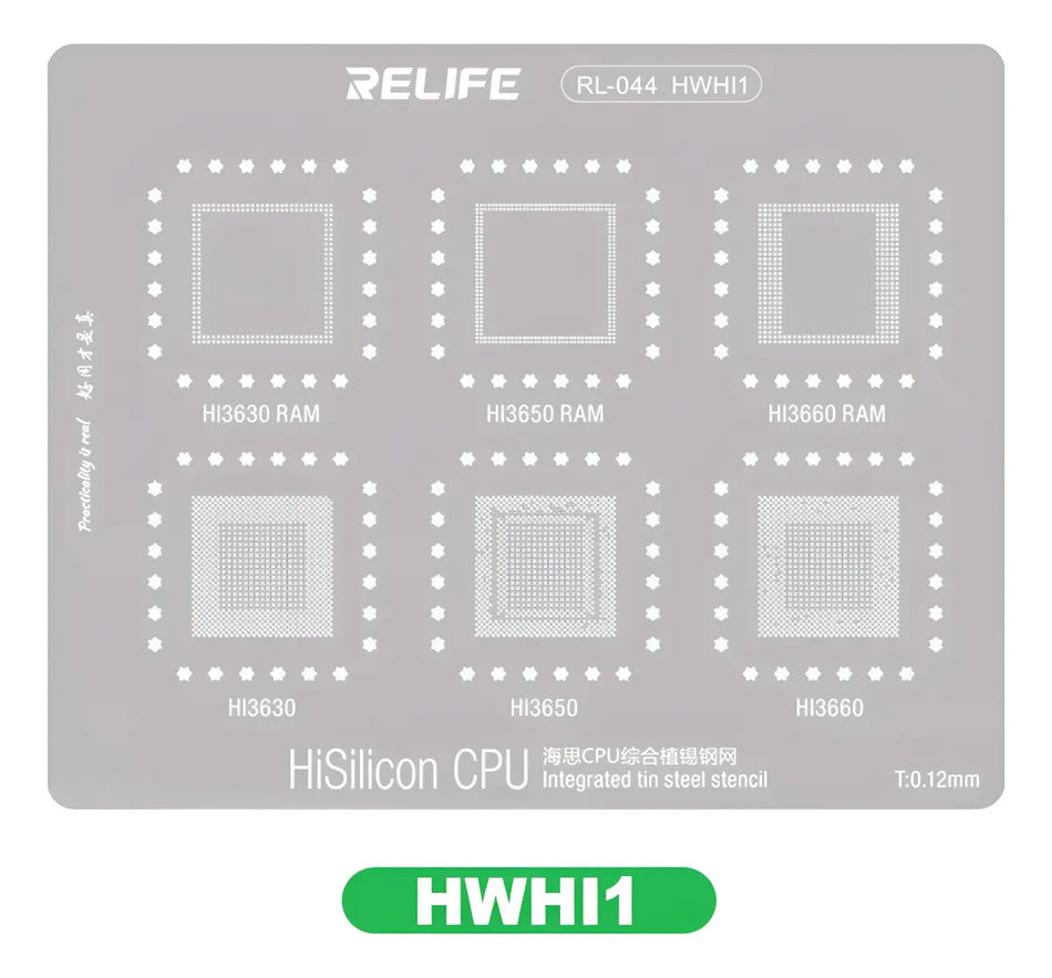STENCIL 0.12MM Relife RL-044 HWHI1