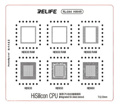 STENCIL 0.12MM Relife RL-044 HWHI1