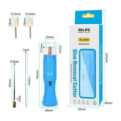Máquina Inteligente de Corte y Desgomado RELIFE RL-056D – ¡Precisión 6 en 1!