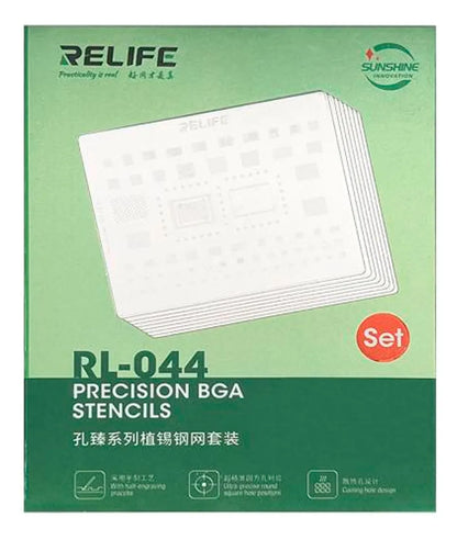 Stencil 16 Piezas Relife RL-044 HW series CPU