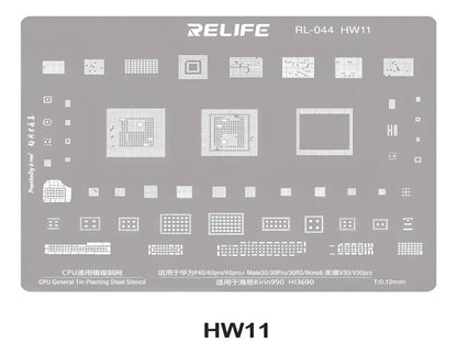 STENCIL0.12 HW11 Kirin990 HI3690 CPU BGA RELIFE RL-044