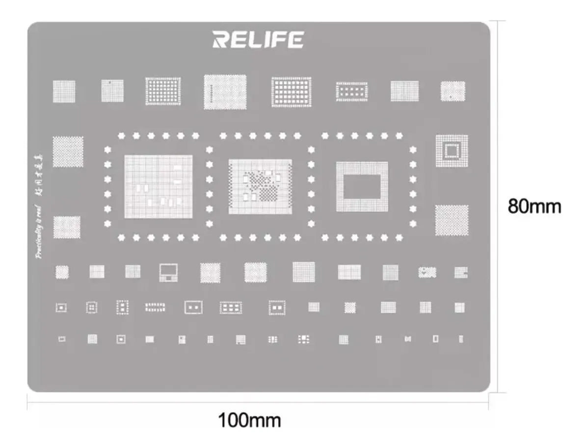 Stencil 0.12mm Compatible con Sm8450/sm8250 CPU Relife XM15