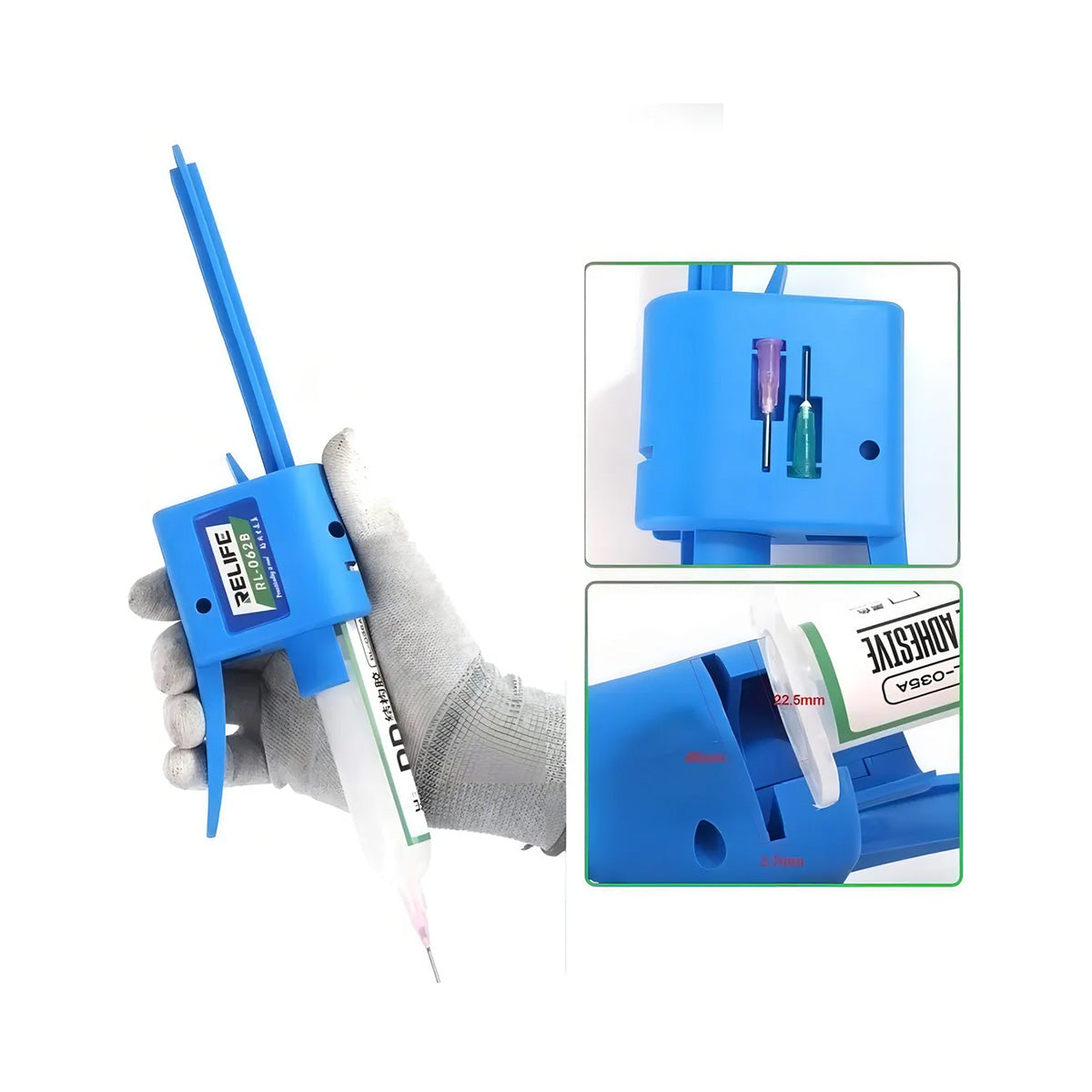 Pistola Dispensadora de Precisión Relife RL-062B (30-60CC): Control Total en cada Gota