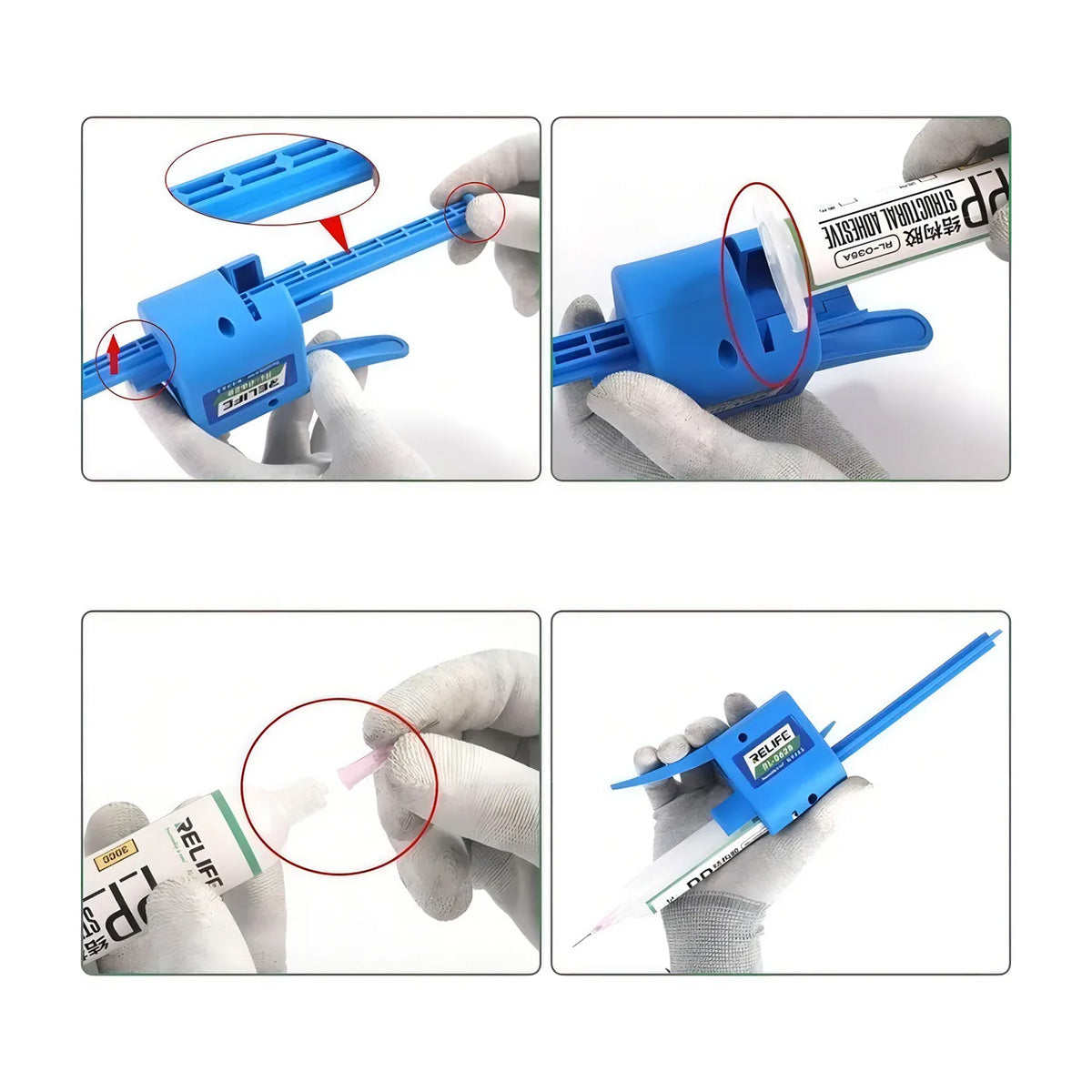 Pistola Dispensadora de Precisión Relife RL-062B (30-60CC): Control Total en cada Gota