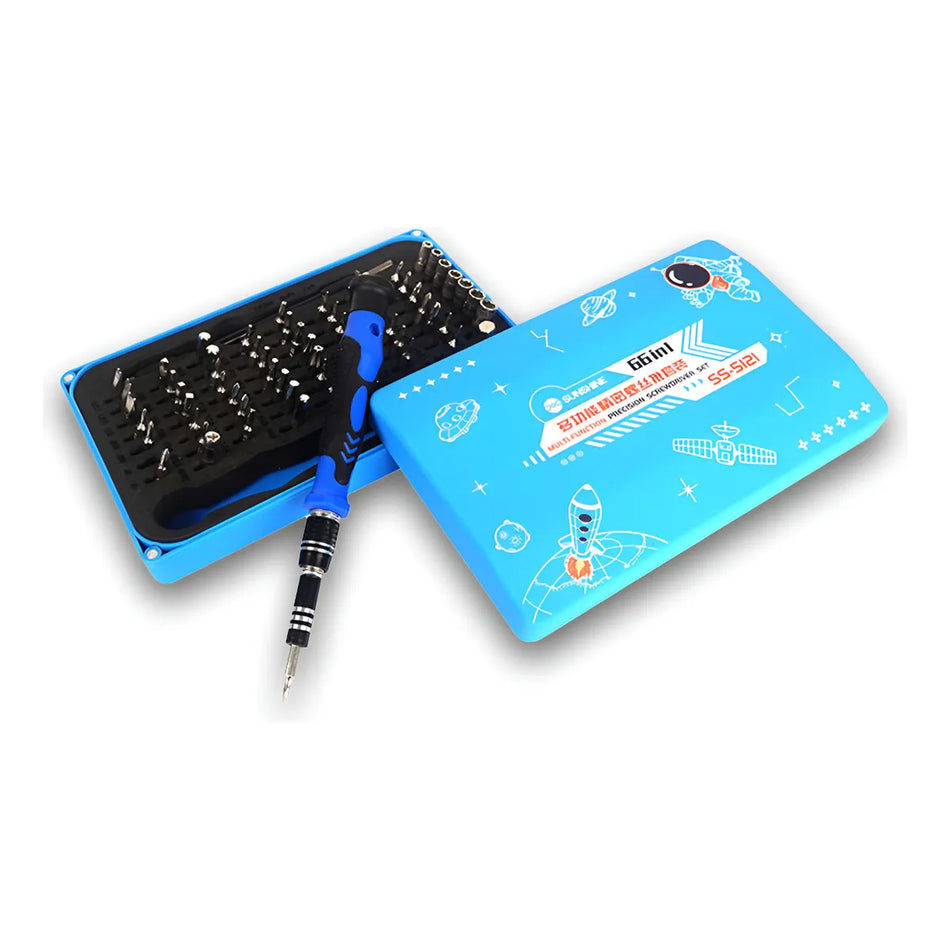 Set de Desarmadores Sunshine SS-5121 (66 en 1): Precisión Total en Formato Compacto