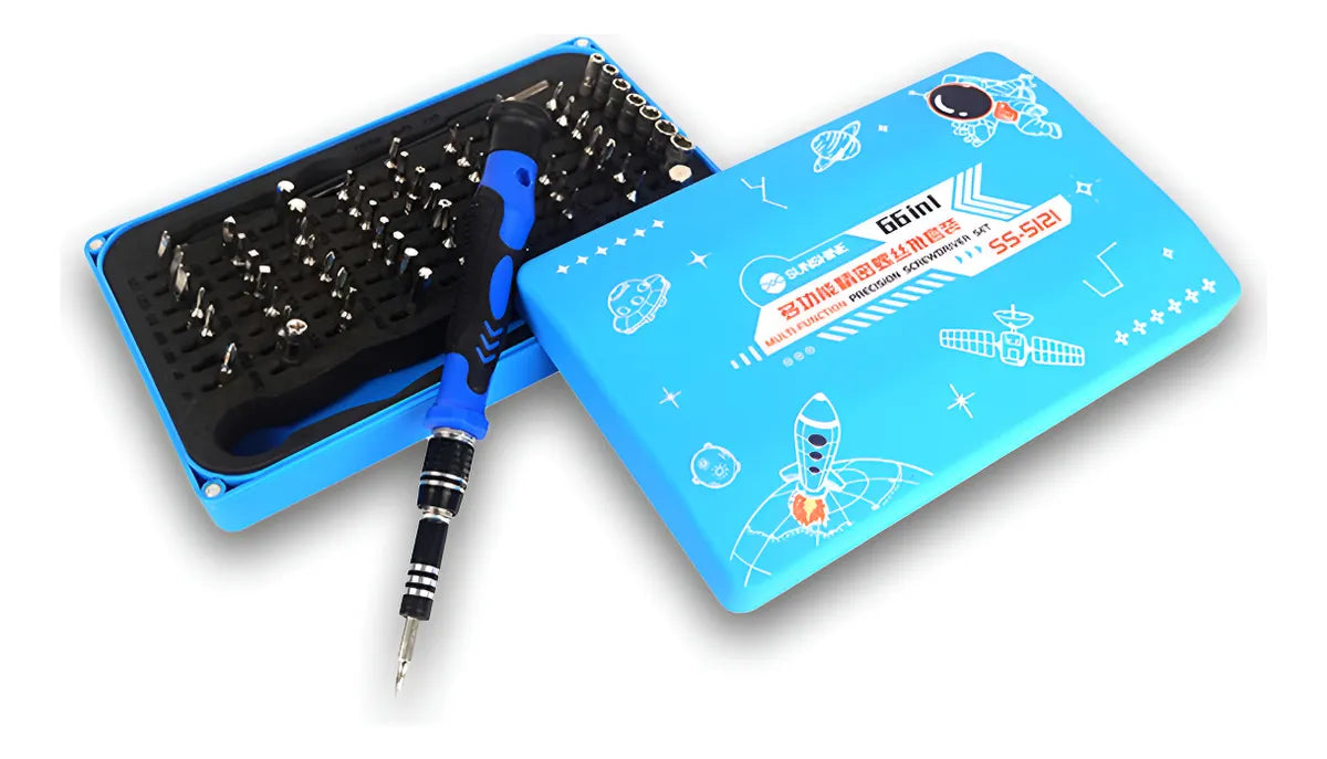 Set de desarmadores 66 en 1 Sunshine SS-5121