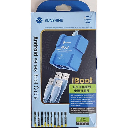 Cable de Alimentación Sunshine iBoot Tipo B: Diagnóstico Inteligente para Android