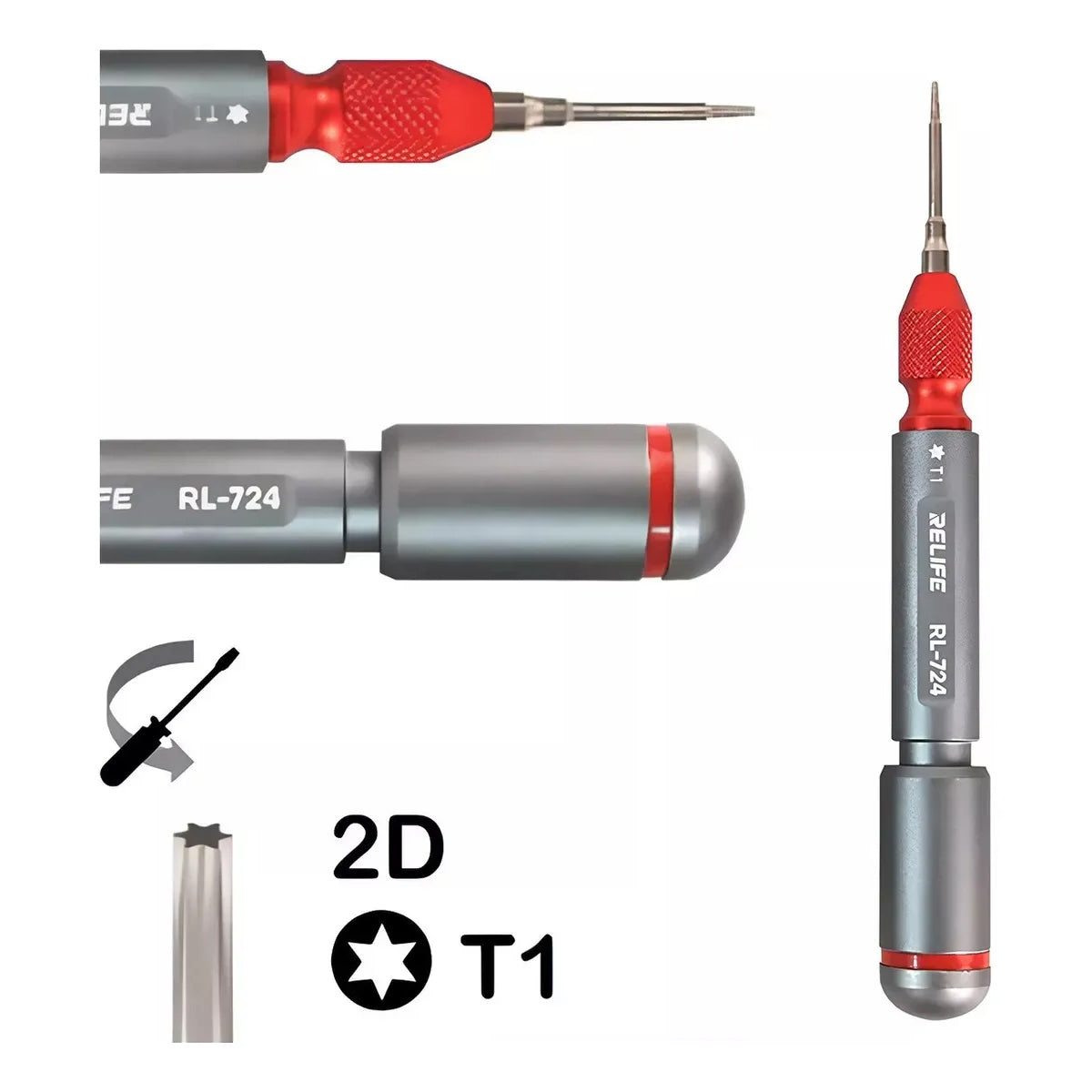 Desarmador de Alta Precisión T1 RELIFE RL-724