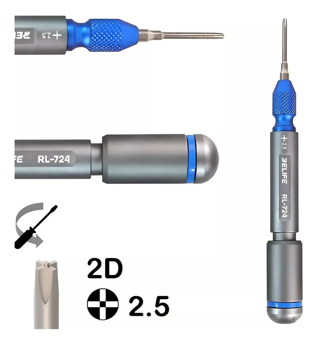 Destornillador de Torsión de Alta Precisión PCB+ RL-724