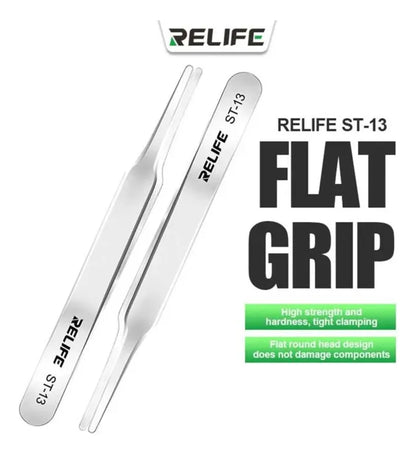 Tweezer Brusela Pinza Relife Plana ST13 Reballing Tecnico