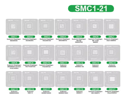 Stencil Android 50 Piezas Relife RL-044