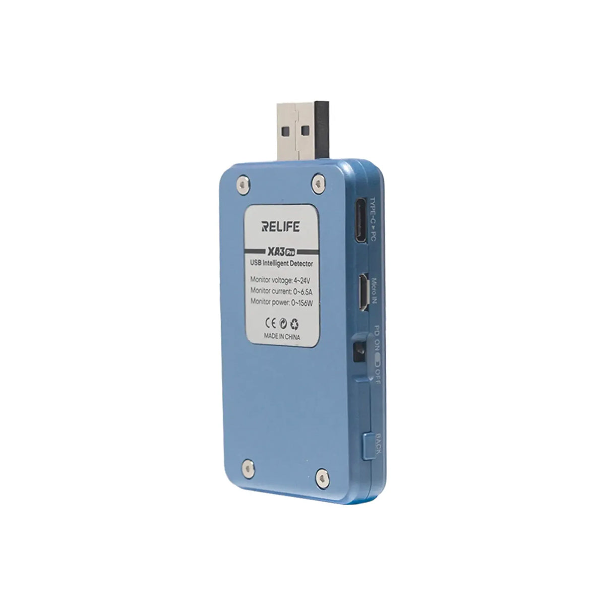 Probador de corriente USB inteligente Relife XA3 Pro