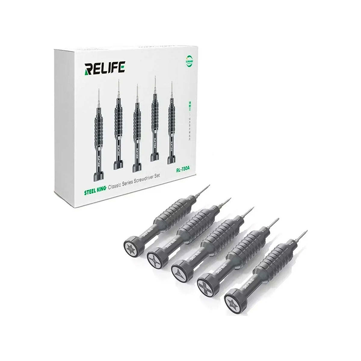 Destornillador de acero S2 Cannon King Relife RL-730A