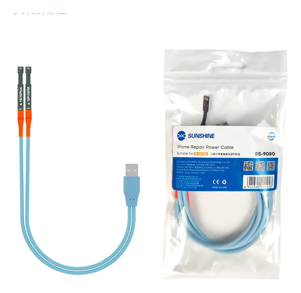 Cable de Alimentación para iPhone 16 Series Sunshine SS-908G