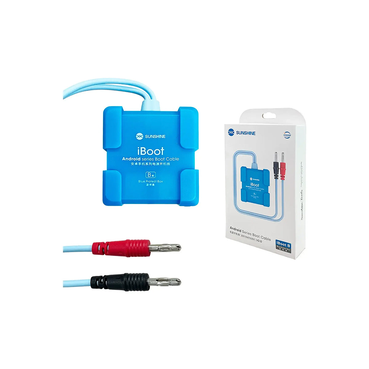 Cable de alimentación Android Sunshine iBoot Tipo B V2.0 azul