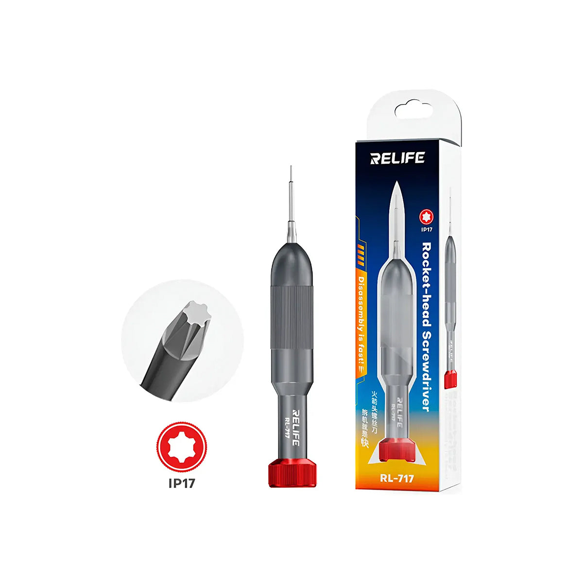 Destornillador cabeza tipo cohete Relife RL-717