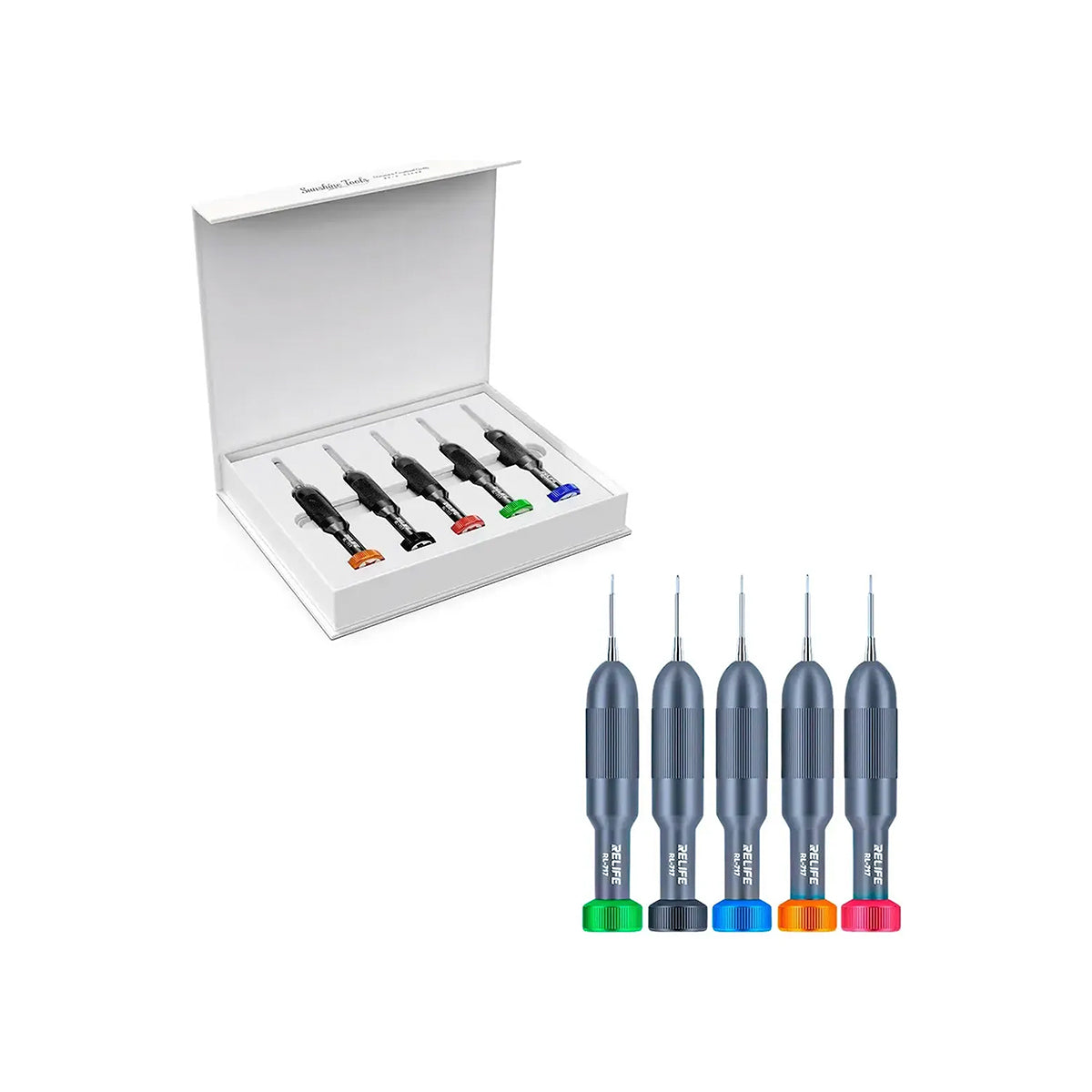 Kit de destornillador de cabeza de cohete Relife RL-717A