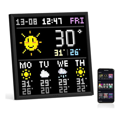 Divoom Pixoo 64 – Marco de Arte Digital Wi-Fi (64x64 Pixels)